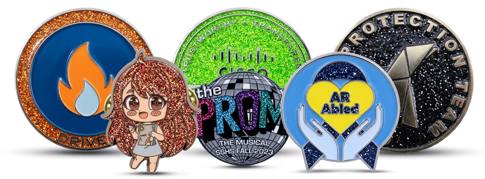 Glitter Application Examples